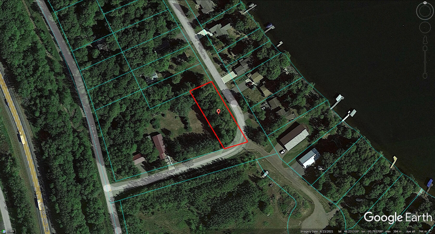 Near lake - Lot 1 Blk 2 corner 181st Ave and Badger Dr, Garrison, MN 56450