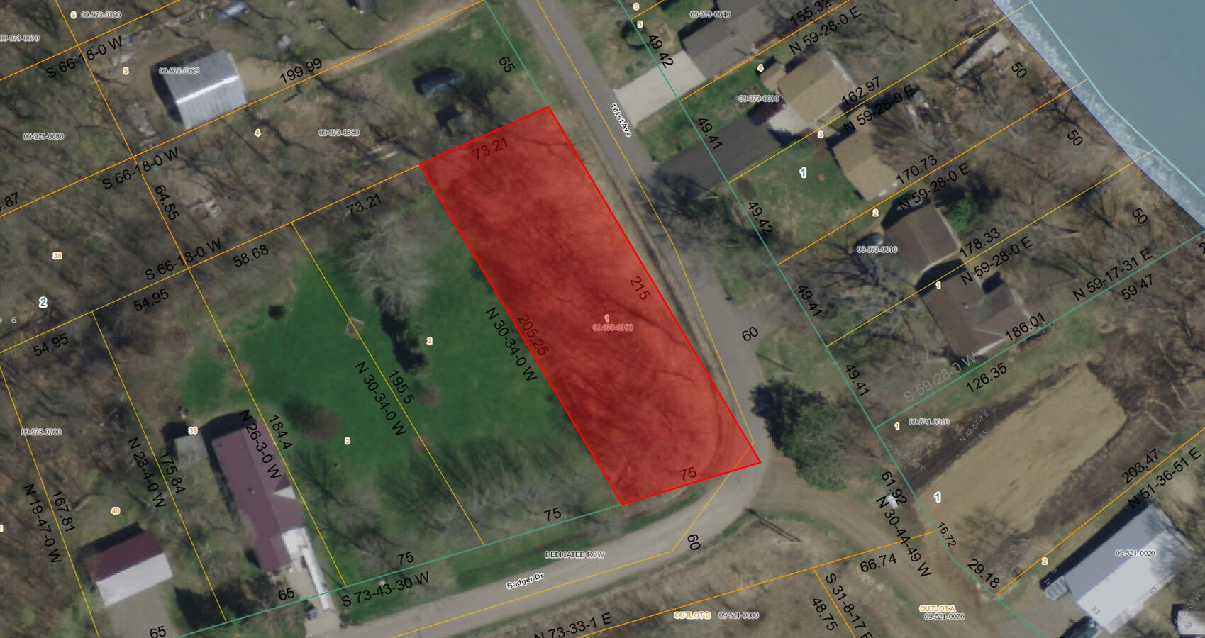 Near lake - Lot 1 Blk 2 corner 181st Ave and Badger Dr, Garrison, MN 56450